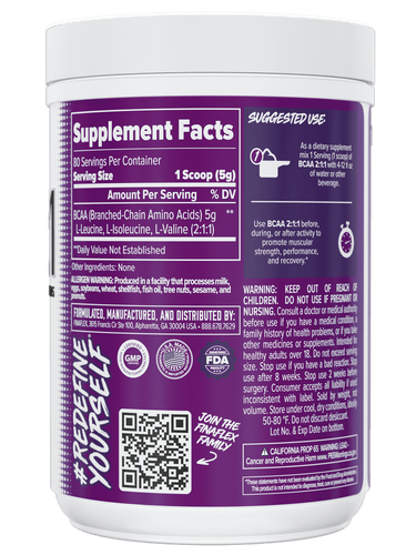 PURE BCAA 2:1:1, ULTIMATE MUSCULAR PERFORMANCE